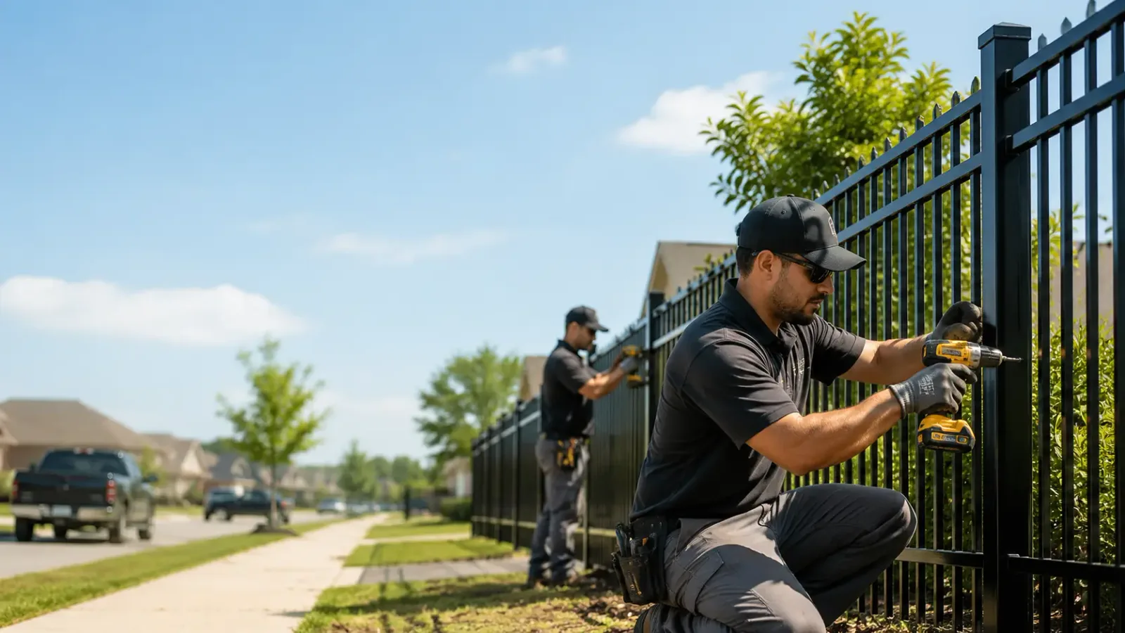 Metal Fence Installation in Dublin, OH